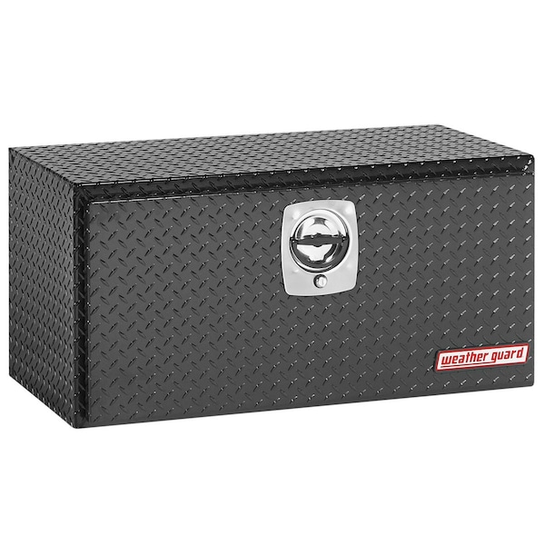 36 X 18 X 18 Black Aluminum Underbed Box